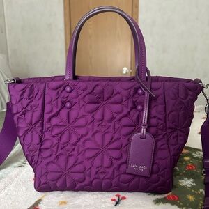 Kate Spade Tilly Quilted Small Tote Bag- Nightshade